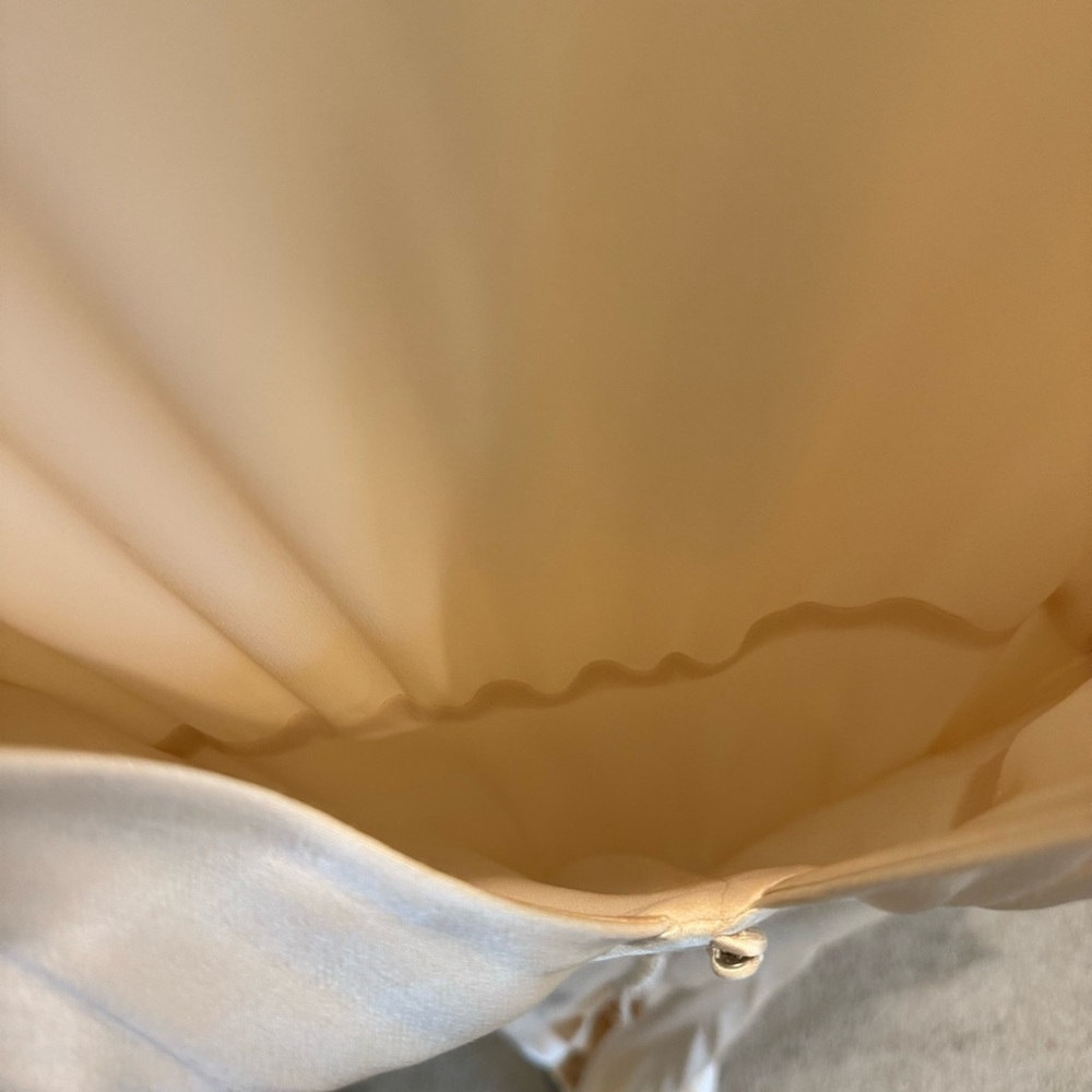 Shona Joy La Lune Frill Cuff Bias Midi Dress in Cream size 4 - Picture 10 of 10
